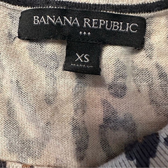 BANANA REPUBLIC leopard print long sleeve sweater size XS (a4 - Picture 5 of 12